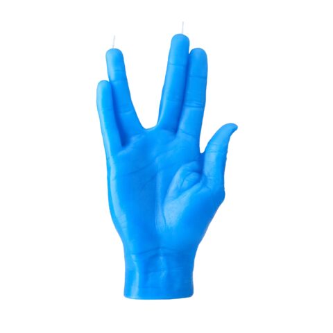 Live Long & Prosper Μπλε Κερί