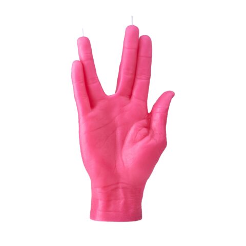 Live Long & Prosper Ροζ Κερί
