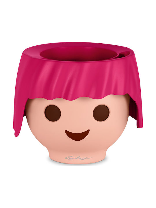 Γλάστρα Lechuza x Playmobil Ojo Ruby Pink