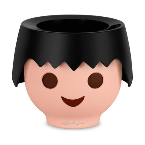 Γλάστρα Lechuza x Playmobil Ojo Raven Black