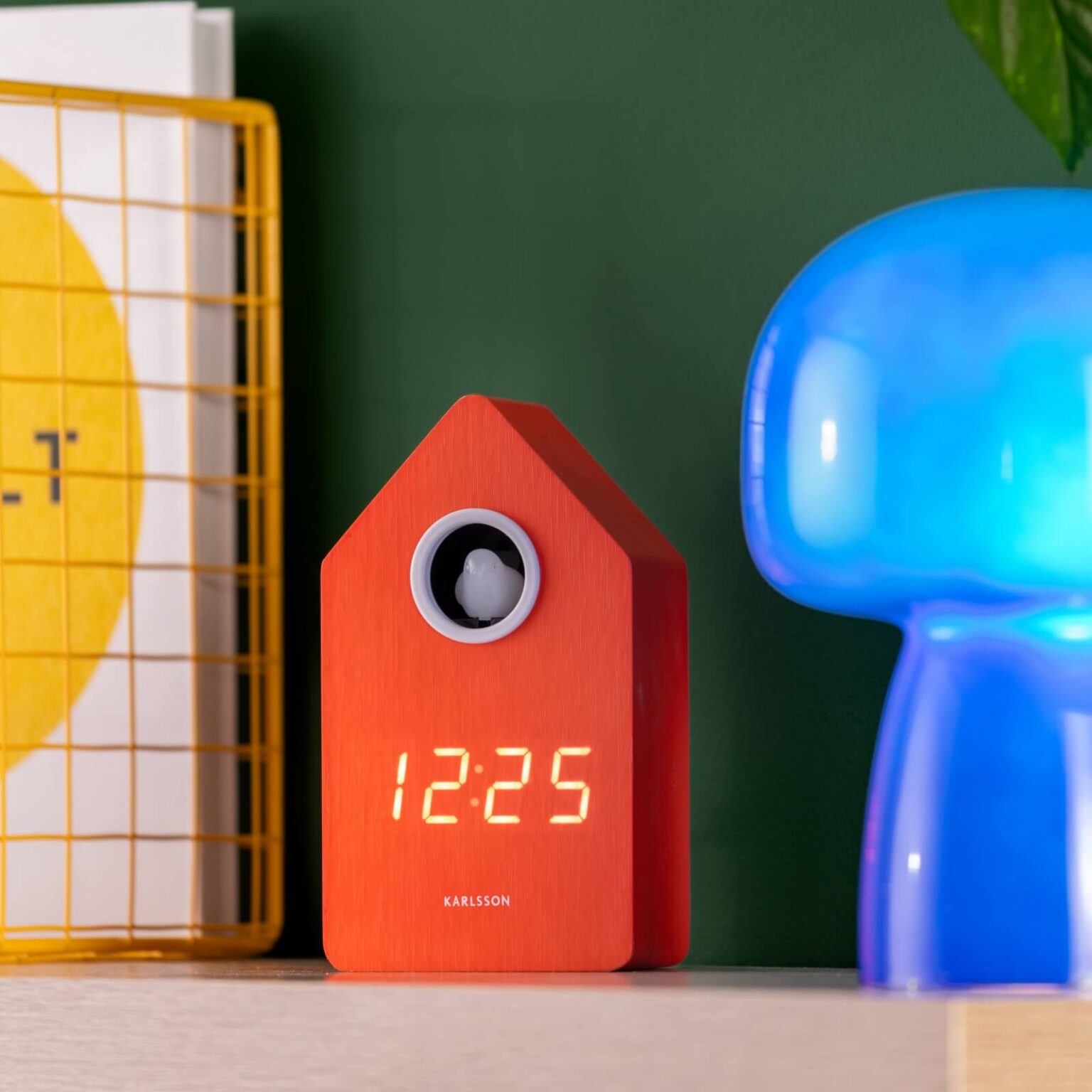 Ρολόι Ξυπνητήρι Cuckoo LED Orange - Image 2