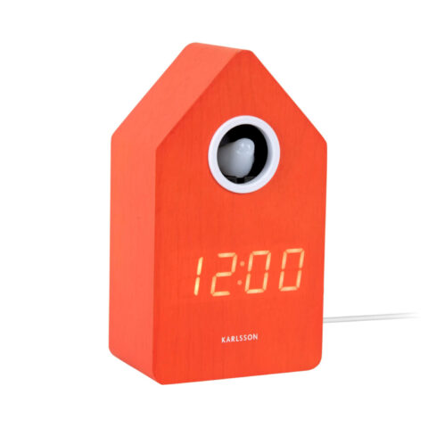 Ρολόι Ξυπνητήρι Cuckoo LED Orange
