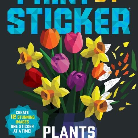 Plants & Flowers Paint By Sticker Hobby Book