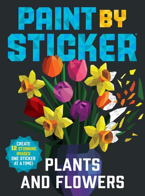 Plants & Flowers Paint By Sticker Hobby Book