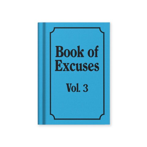 Book Of Excuses Vol3 Notebook Ohh Deer