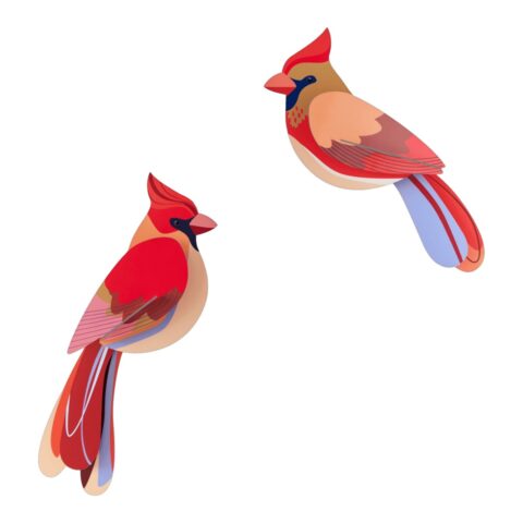 Cardinals Garden Birds Διακόσμηση Τοίχου