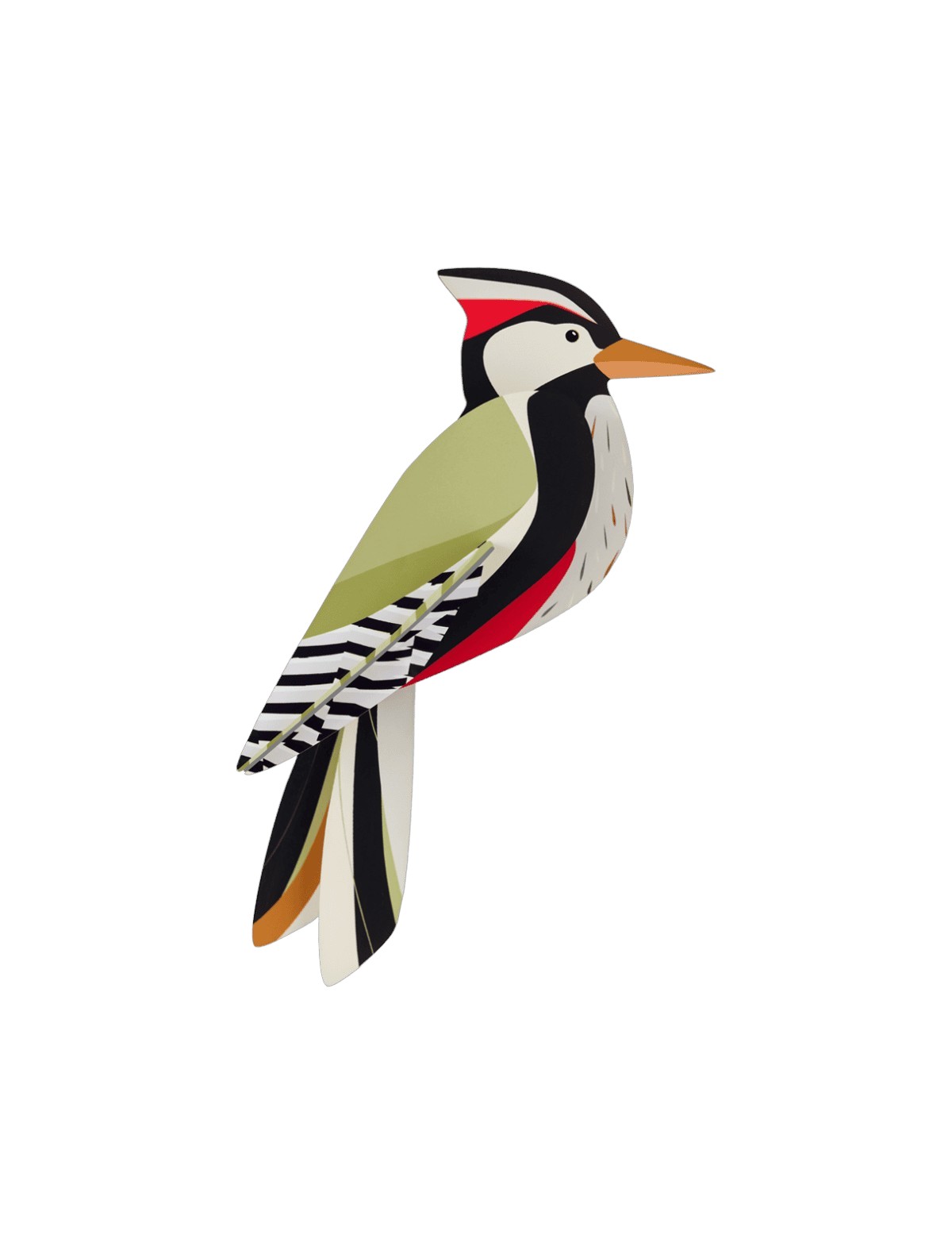 Woodpecker Garden Birds Διακόσμηση Τοίχου