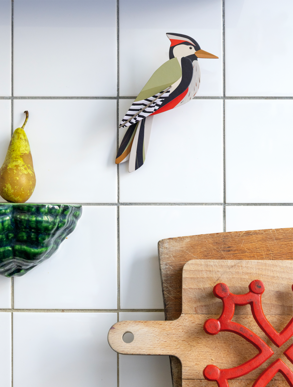 Woodpecker Garden Birds Διακόσμηση Τοίχου - Image 3