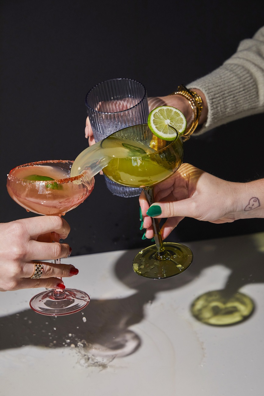 The Lou Coupe Glass Σετ των 2 Olive - Image 3