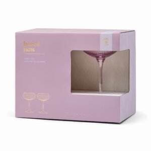 The Lou Coupe Glass Σετ των 2 Lilac