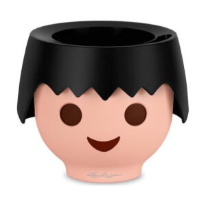 Γλάστρα Lechuza x Playmobil Ojo Raven Black