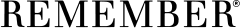 Remember logo